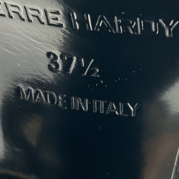 PIERRE HARDY BLACK SUEDE PLATFORM BOOTS - Picture 8 of 8